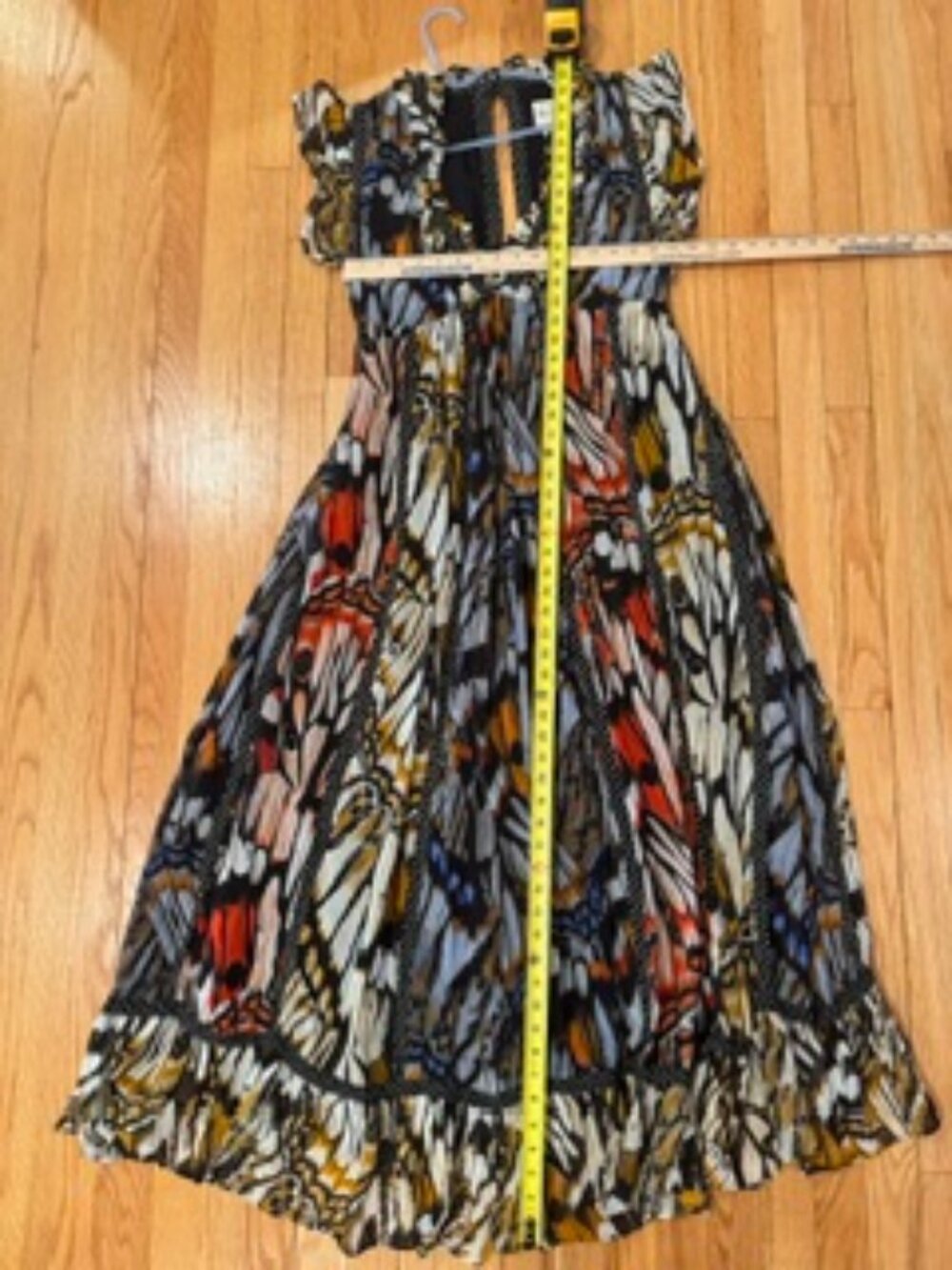 Short sleeve, v-neck midi dress, Maeve, size M - Picture 7 of 9